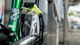Велосипедный замок Ulac Type-AX Alloy Blade Folding Lock Neon