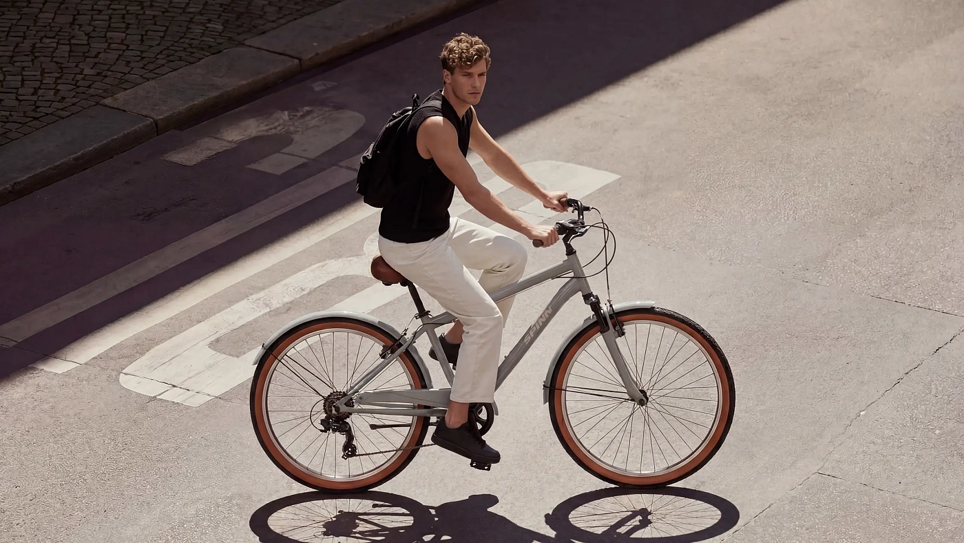 Велосипед круизер Spinn Uptown Men Cement Grey
