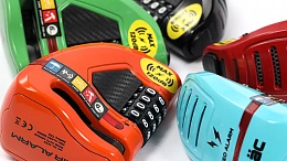 Велосипедный замок Ulac Air Alarm Combo Disc Lock Sky