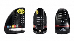 Велосипедный замок Ulac Air Alarm Combo Disc Lock Sky