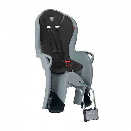 Детское кресло для велосипеда Hamax Kiss Child Seat Grey