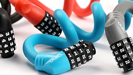 Велосипедный замок Ulac 1970 Memory Cable Lock Combo Sky Blue