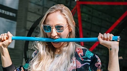 Велосипедный замок Ulac Berlin Si Cable Lock Sky Blue