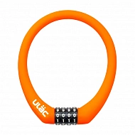 Велосипедный замок Ulac Prague Go Si Cable Lock Combo Orange