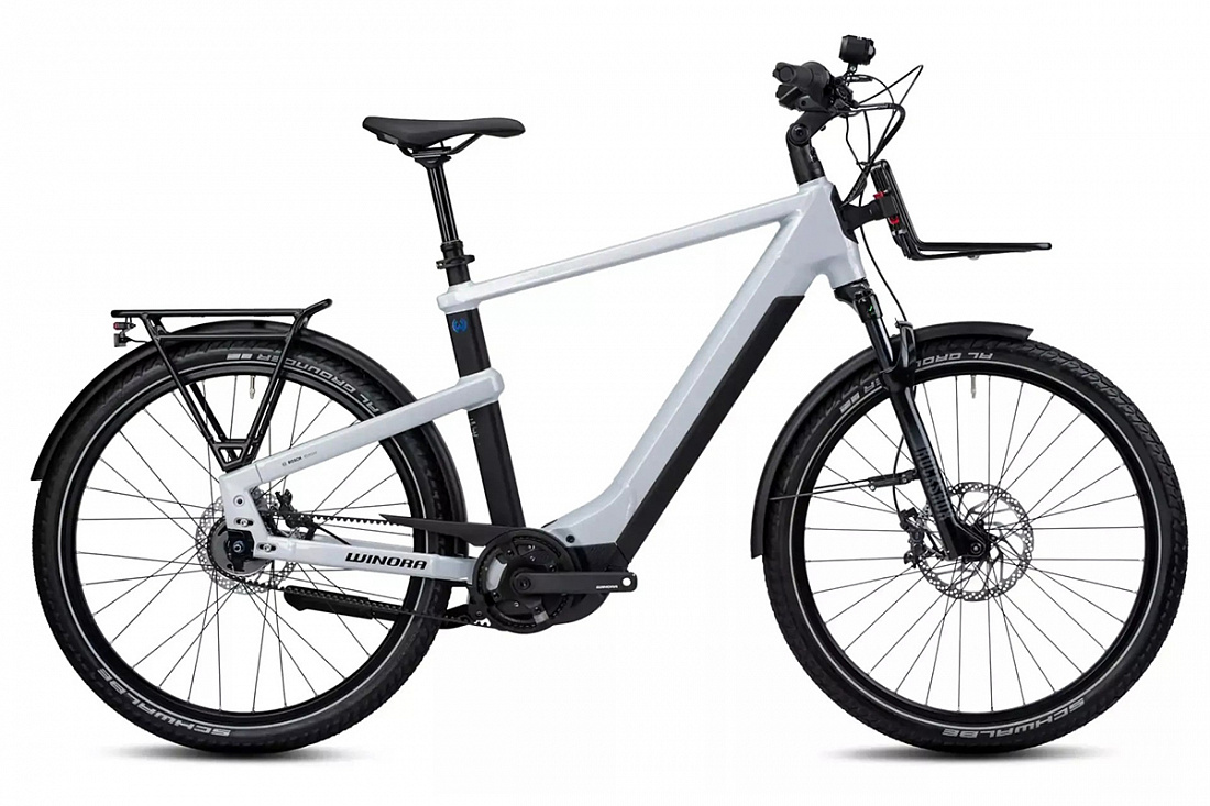 Электровелосипед Haibike Winora Хардтейл Yakun R5 Pro low step i750Wh 12-G Deore Low ice sz55 L