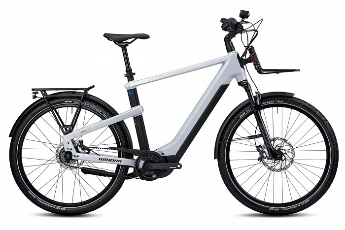 Электровелосипед Haibike Winora Хардтейл Yakun R5 Pro low step i750Wh 12-G Deore Low ice sz55 L