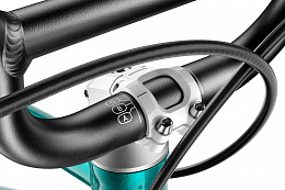 Детский велосипед Woom go 2 metallic turquoise/petrol 14”