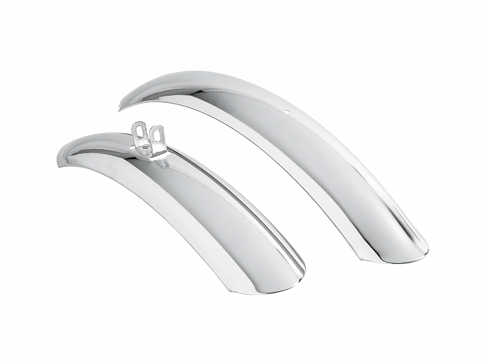 Крылья для велосипеда Electra Cruiser Steel Stubby Fender Set Men's Chrome 26"
