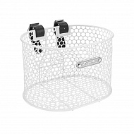 Корзина для велосипеда Electra Honeycomb Small Strap-Mounted Handlebar Basket White