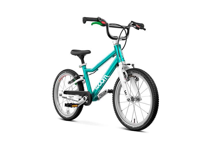 Детский велосипед Woom go 3 metallic turquoise/petrol 16