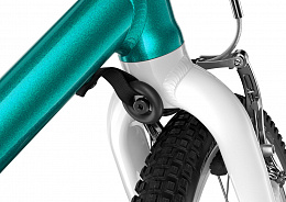Детский велосипед Woom go 2 metallic turquoise/petrol 14”