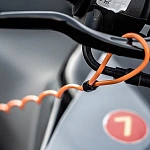 Велосипедный замок Ulac Air Alarm Disc Lock Orange