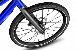 Детский велосипед Woom explore 4 magnetic blue 20"