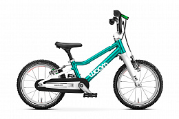 Детский велосипед Woom go 2 metallic turquoise/petrol 14”