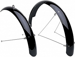 Крылья для велосипеда Electra Townie Balloon Plastic Fender Set Gloss Black 26"