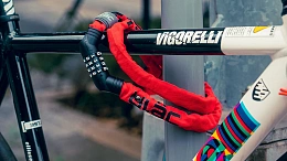 Велосипедный замок Ulac Street Fighter Steel Chain Lock Combo Red