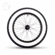 Велосипедная покрышка Ruff Cycles Tyron Tire 20"x4.0 White Wall