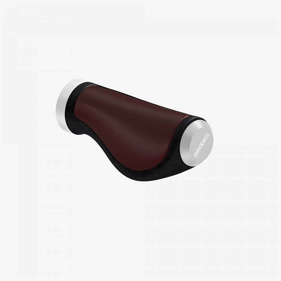 Грипсы Brooks Ergonomic Leather Grips 130/100 Brown