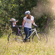 Детское кресло для велосипеда Hamax Kiss Child Seat Grey