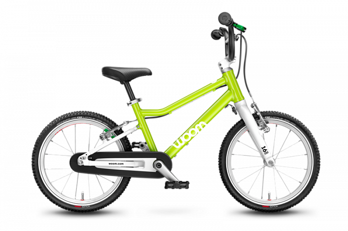 Детский велосипед Woom original 3 G lizard lime 16"