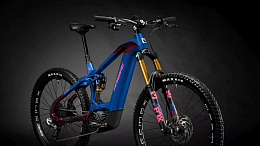Электровелосипед Haibike Hybe 11 i750Wh Sram, GX Eagle AXS, 12g, blue/magenta/pink-gloss (L)