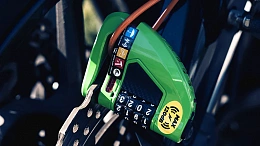 Велосипедный замок Ulac Air Alarm Combo Disc Lock Sky