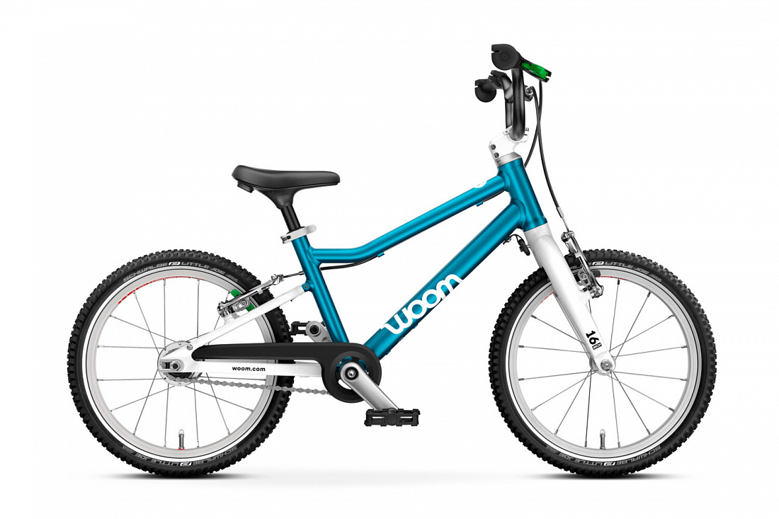 Детский велосипед Woom go 3 AUTOMAGIC metallic blue 16"