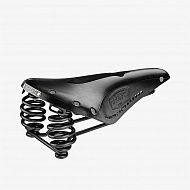 Седло для велосипеда Brooks Flyer Carved Leather Saddle Black