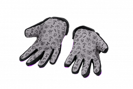 Детские перчатки Woom TENS Bike Gloves 5 purple haze