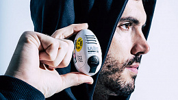 Велосипедный замок Ulac Air Alarm Disc Lock White