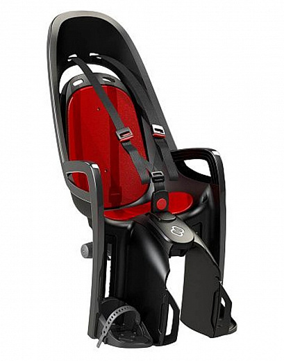 Детское кресло для велосипеда Hamax Caress Zenith Child Seat w/Carrier Adapter Grey/Red