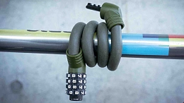 Велосипедный замок Ulac 1970 Memory Cable Lock Combo Sky Blue