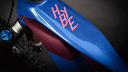 Электровелосипед Haibike Hybe 11 i750Wh Sram, GX Eagle AXS, 12g, blue/magenta/pink-gloss (L)