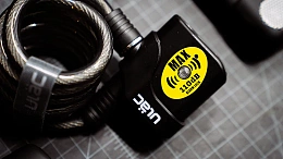 Велосипедный замок Ulac Bulldog Alarm Cable Lock Black