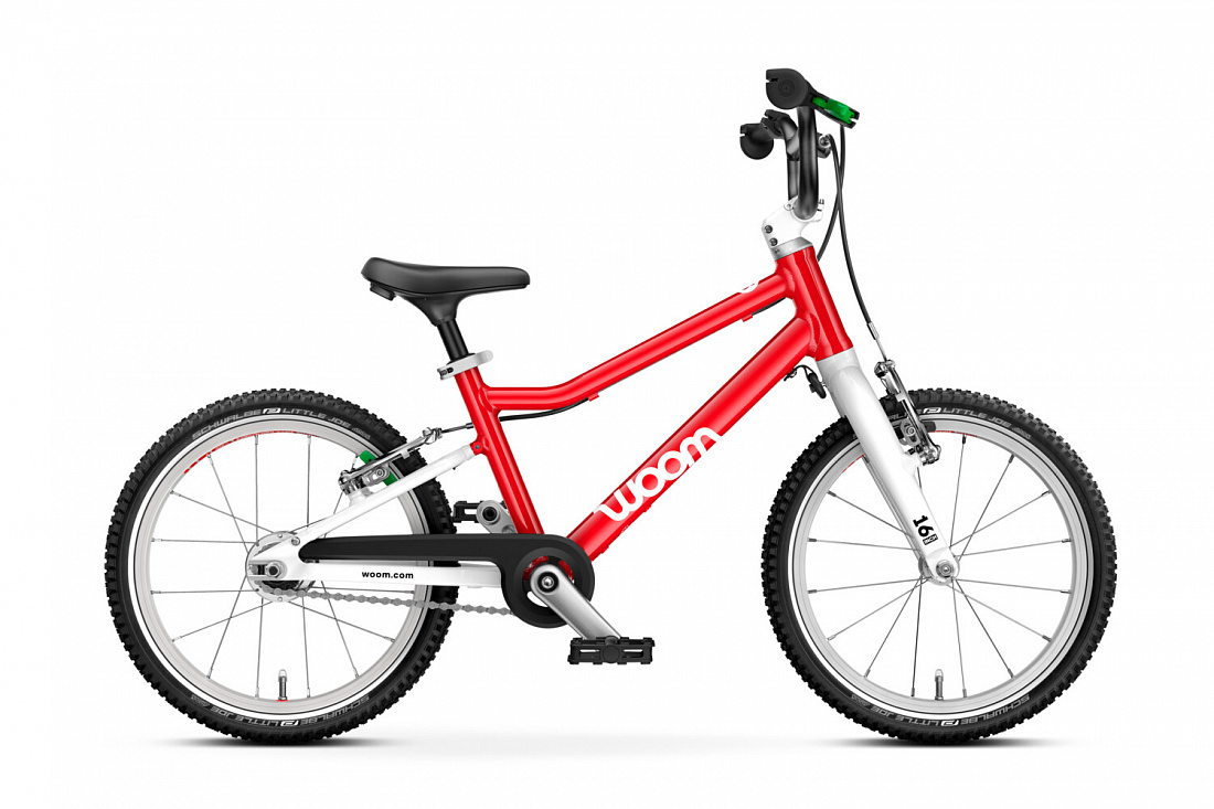 Детский велосипед Woom go 3 AUTOMAGIC red 16"