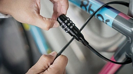 Велосипедный замок Ulac Air Just Z-tie Lock Combo Black