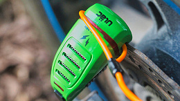 Велосипедный замок Ulac Air Alarm Combo Disc Lock Green