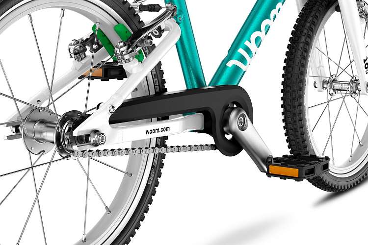 Детский велосипед Woom go 3 metallic turquoise/petrol 16