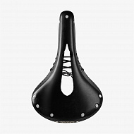Седло для велосипеда Brooks Flyer Carved Leather Saddle Black