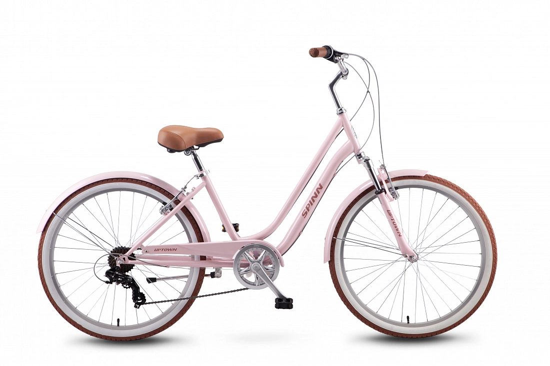 Велосипед круизер Spinn Uptown Ladies 24” Candyfloss Pink