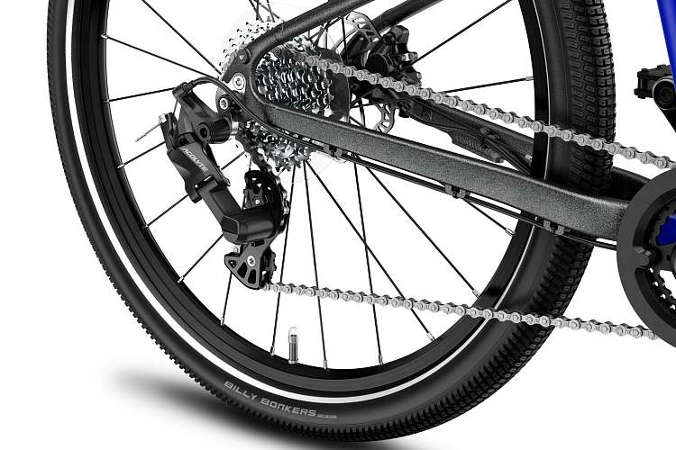 Детский велосипед Woom explore 5 magnetic blue 24”
