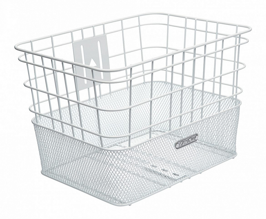 Корзина для велосипеда Electra Cruiser Steel Wire Mesh Front Basket White