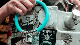 Велосипедный замок Ulac The Mood Fixie Cable Lock Black