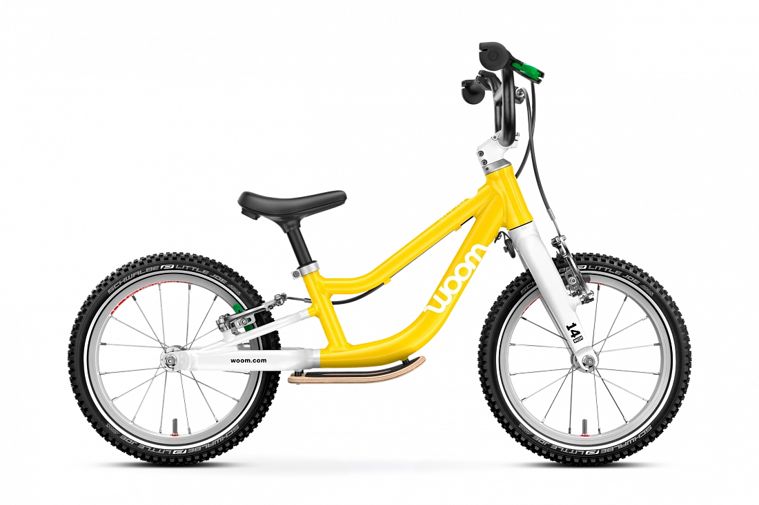 Беговел Woom go 1 PLUS vibrant yellow 14"
