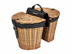 Корзина для велосипеда Electra Rattan Rear Panniers w/Liner Natural