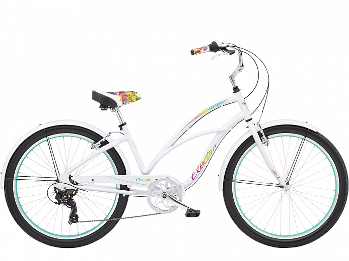 Велосипед Electra Cruiser Lux 7D Step Thru Flowers 24"