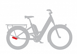Крепление для детской коляски Benno Trailer Adapter Thru Axle Mount Black