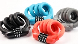 Велосипедный замок Ulac 1970 Memory Cable Lock Combo Sky Blue