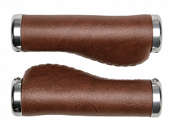 Грипсы Electra Ergo Classic Grips Faux Leather Long/Long Brown