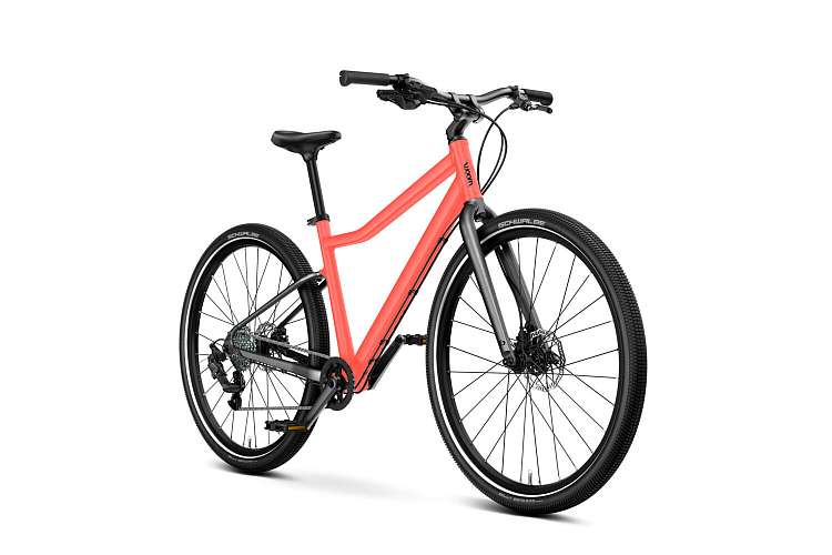 Детский велосипед Woom explore 6 neon coral 26”